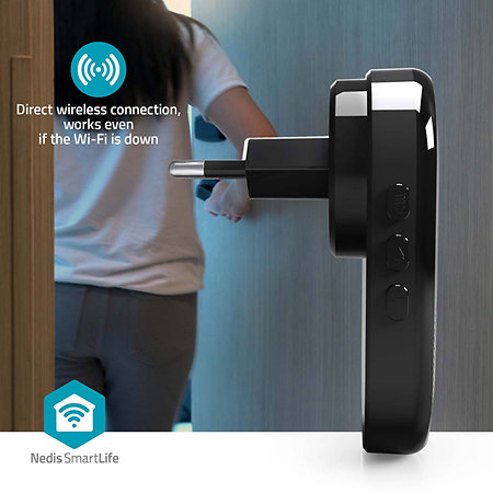WIFICDPC11CBK - Carillon de porte Nedis