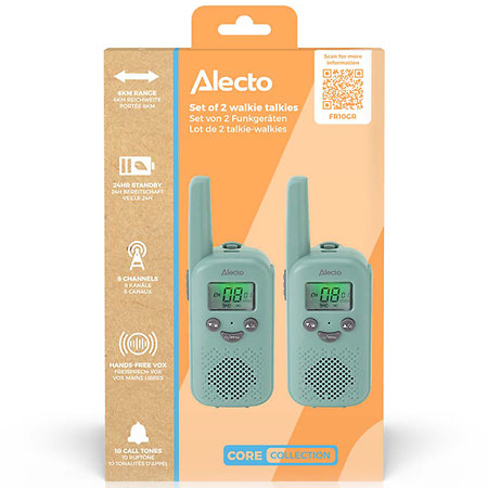 Alecto Ensemble TalkieWalkie Vert - FR10GR
