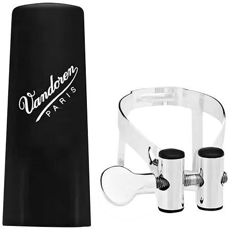 Vandoren LC52SP Ligature M/O Argent Clarinette Mib + Couvre-bec Plastique