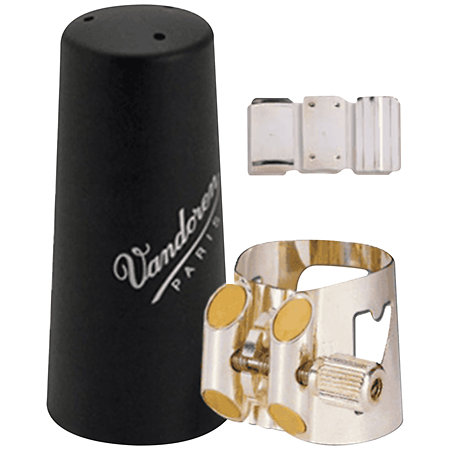 Vandoren LC04P Ligature Optimum Clarinette Basse + Couvre-bec