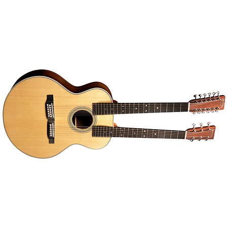Grand J-28E Double Neck + étui Martin Guitars