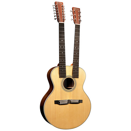 Grand J-28E Double Neck + étui Martin Guitars