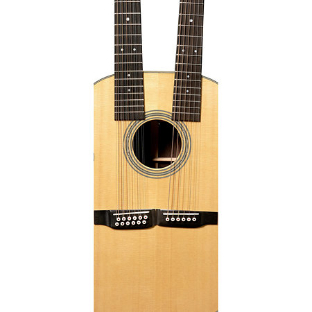 Grand J-28E Double Neck + étui Martin Guitars