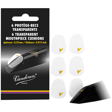 Vandoren VMC6+ Pastilles Protège-bec 0,35 mm Sachet de 6