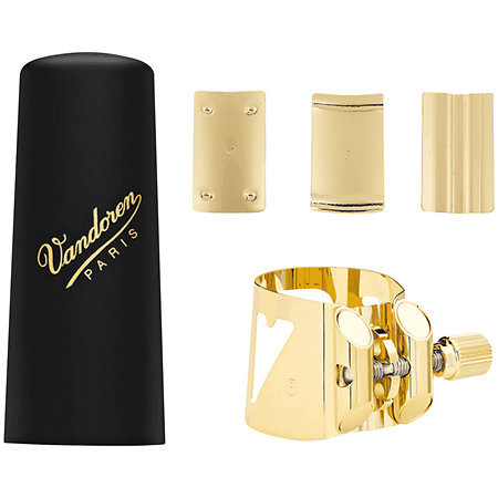 Vandoren LC090P Ligature Optimum Dorée pour Saxophone Baryton V16