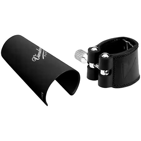 Vandoren LC24P Ligature Cuir Clarinette Basse  + Couvre-Bec
