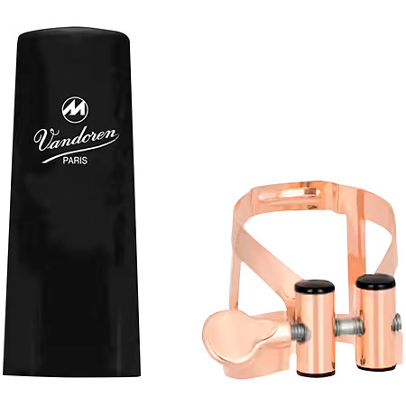 LC57PGP Ligature M/O Or Rose Saxophone Alto + Couvre-bec Vandoren