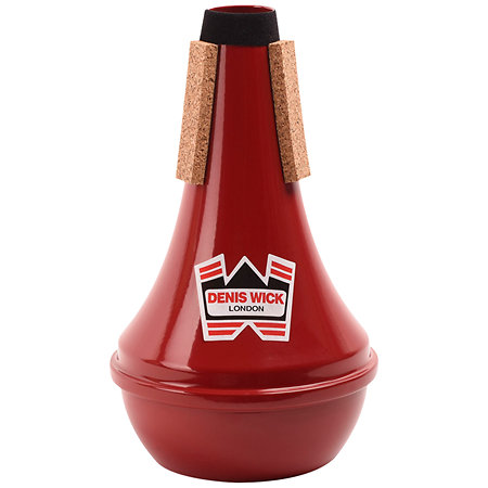 5504R Sourdine Trompette Droite Aluminium Rouge Denis Wick