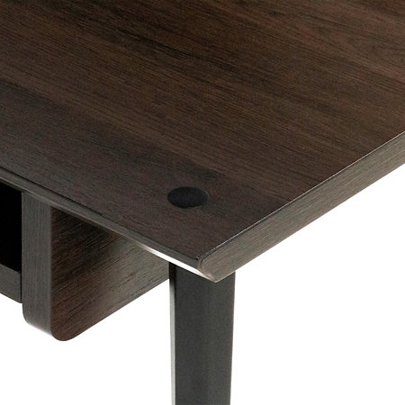 GFW ELITEDESK BRN Bureau Elite Series Dark Walnut Gator Frameworks