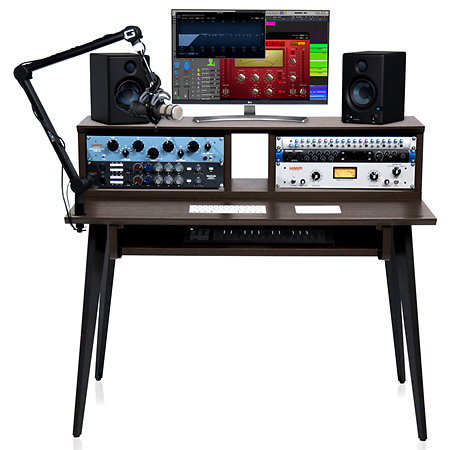 GFW ELITEDESK BRN Bureau Elite Series Dark Walnut Gator Frameworks