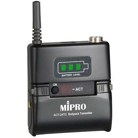 Pack 2x MU-55HN + 2x ACT-24TC Lithium + ACT-2402 + MP-80 Mipro