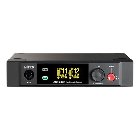 Pack 2x MU-210D + 2x ACT-24TC Lithium + ACT-2402 + MP-80 Mipro