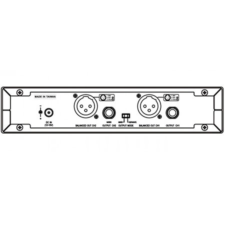 Pack 2x MU-210D + 2x ACT-24TC Lithium + ACT-2402 + MP-80 Mipro