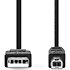 CCGB60100BK30 - Câble USB B/USB A 3m Nedis