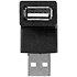 CCGB60930BK - Adaptateur USB A coudé Nedis