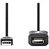 CCGL60EXTBK200 - Câble USB A mâle/femelle 20m Nedis