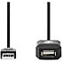 CCGL60EXTBK50 - Câble USB A mâle/femelle 5m Nedis