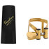 LC56AP Ligature M/O Vieil Or Saxophone Soprano + Couvre-bec Vandoren