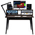 GFW ELITEDESK BRN Bureau Elite Series Dark Walnut Gator Frameworks