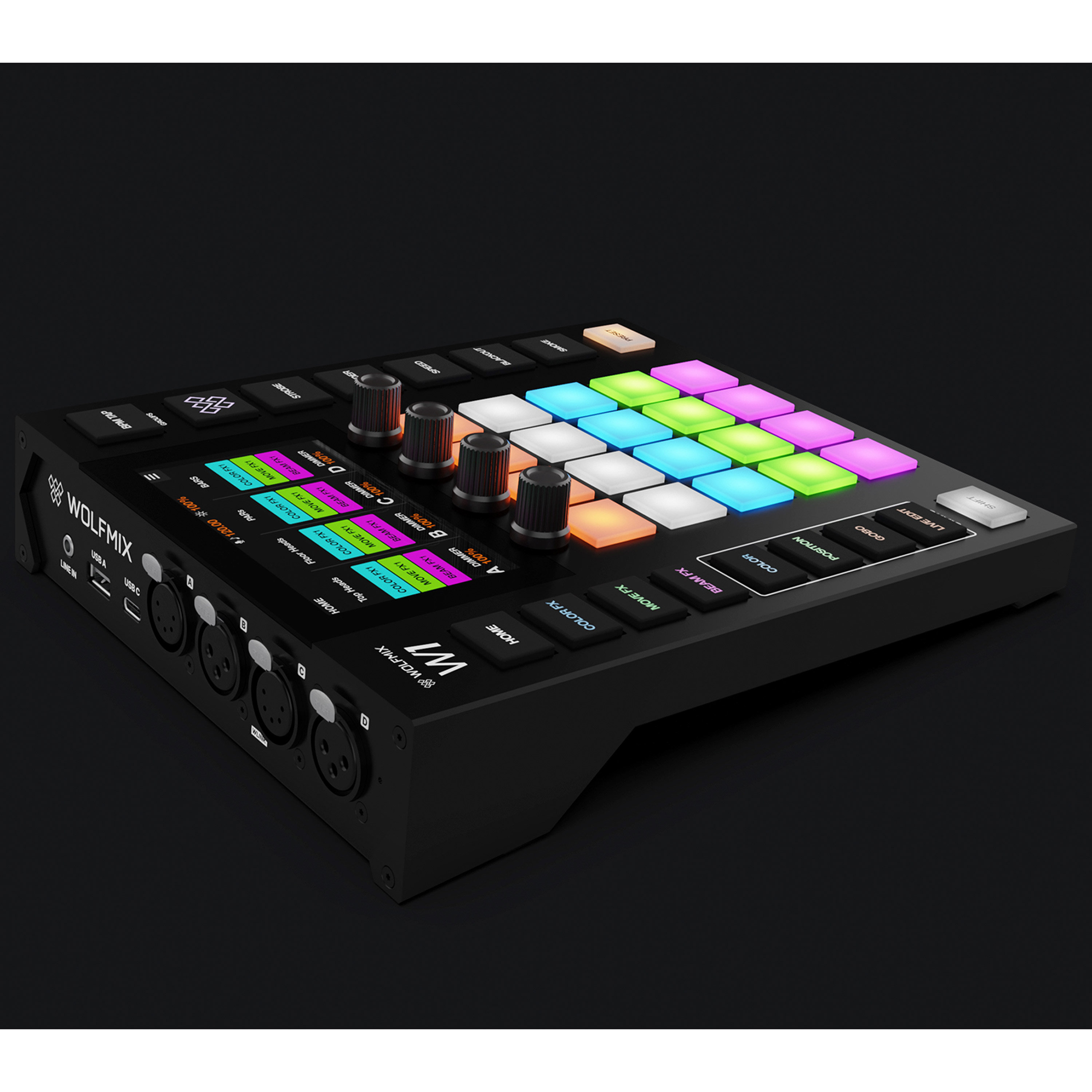 Wolfmix Pack Wolfmix W1 MK3 + Case - Contrôleur DMX SonoVente.com