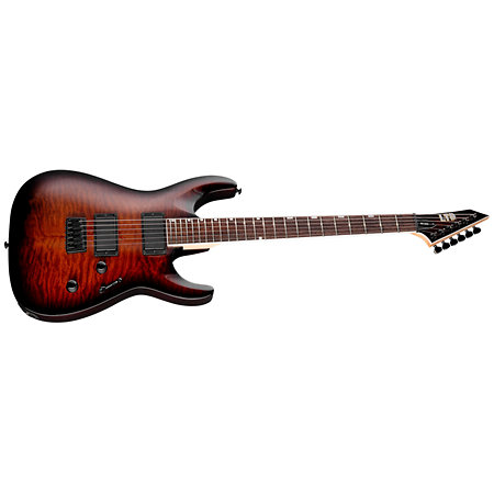MH-200 HT QM Dark Brown Sunburst LTD