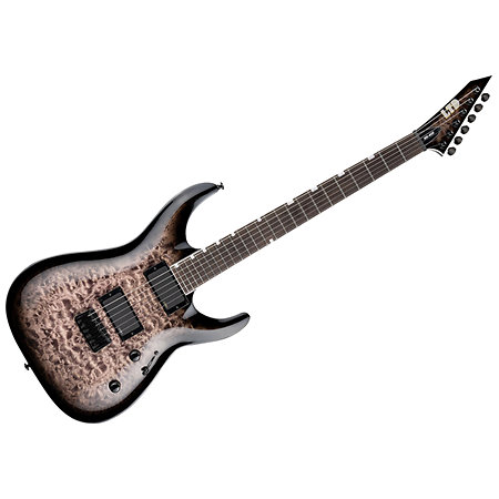 LTD MH-400 HT QM See Thru Black Sunburst