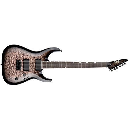 LTD MH-400 HT QM See Thru Black Sunburst