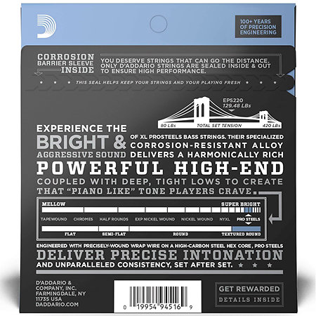 D'Addario EPS220