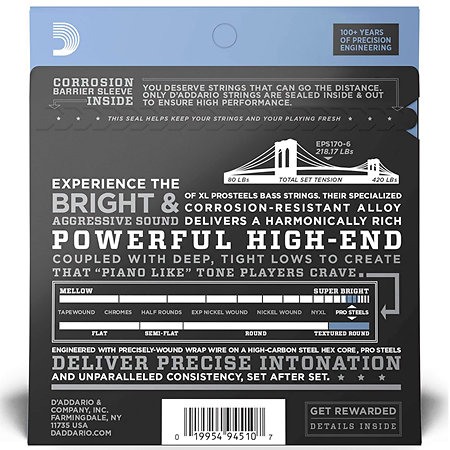 D'Addario EPS170-6