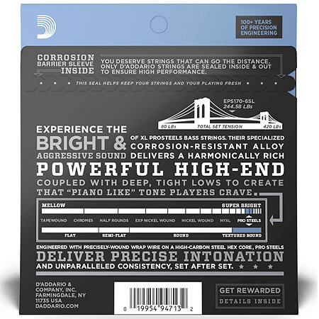 D'Addario EPS170-6SL