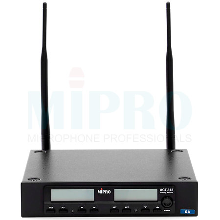 Pack 2x MU-55L + 2x ACT-32TC Lithium + ACT-312II + MP-80 Mipro