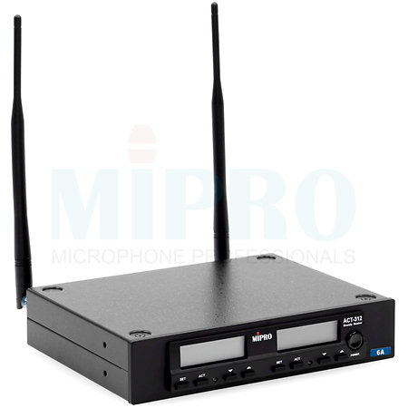 Pack 2x MU-55L + 2x ACT-32TC Lithium + ACT-312II + MP-80 Mipro