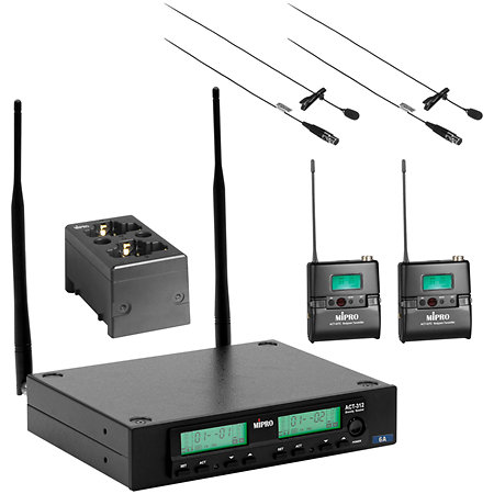 Mipro Pack 2x MU-55L + 2x ACT-32TC Lithium + ACT-312II + MP-80