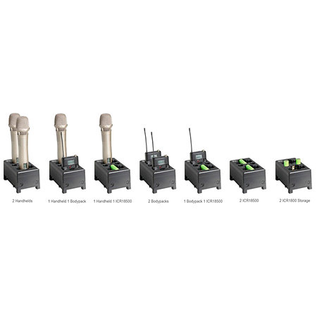 Pack 2x MU-55L + 2x ACT-32TC Lithium + ACT-312II + MP-80 Mipro