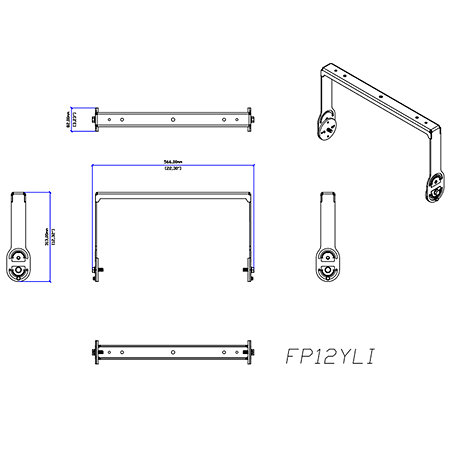 Martin Audio Lyre FP12YLI-B Install horizontal