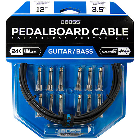 Boss BCK-12 Solderless Pedalboard Cable Kit Pédalier