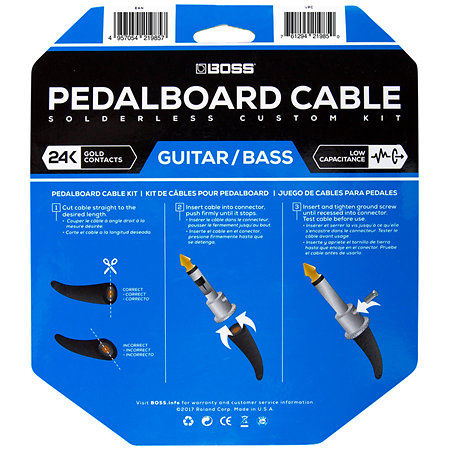 Boss BCK-24 Solderless Pedalboard Cable Kit Pédalier