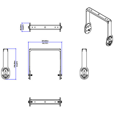 Martin Audio Lyre FP8YPI-B Install vertical
