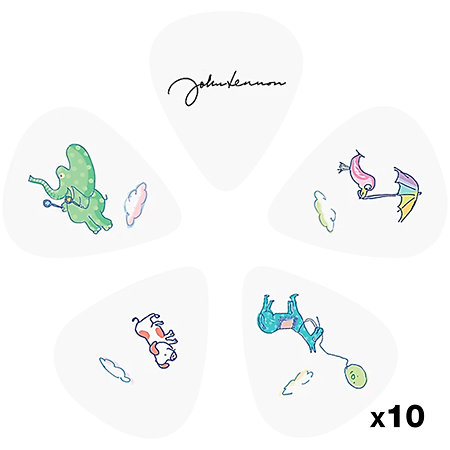 1CWH4-05JL John Lennon Animal (lot de 10) D'Addario