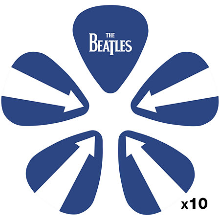1CWH4-10B10 The Beatles 1964 Tour Ed Sullivan Stage (lot de 10) D'Addario