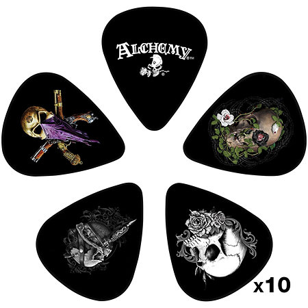 1CWH4-02AL Alchemy Crypt Collection (lot de 10) D'Addario