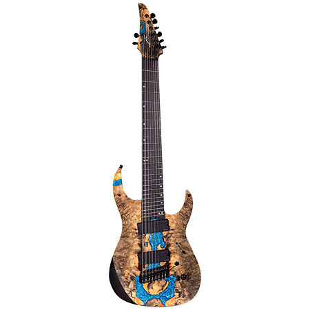 Ninja X 8-string Multiscale Caribbean + Housse Legator