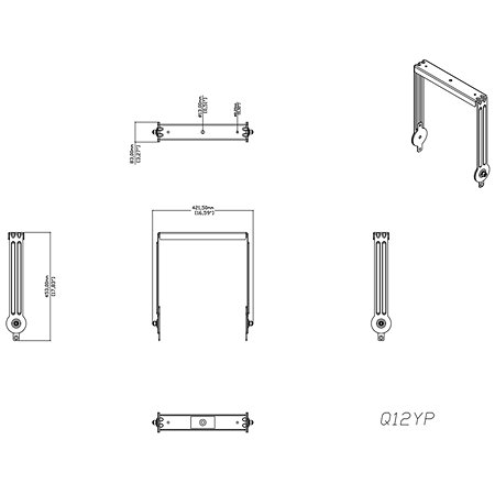 Martin Audio Q12YP-B Lyre verticale Q12