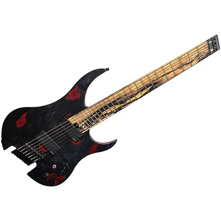 Legator Ghost X 7-string Multi-scale Black Widow + Housse