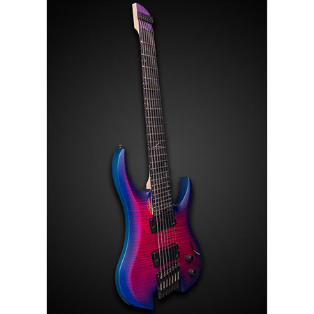 Ghost Super Shred 7 string Multi-scale Hypernova Blue Legator