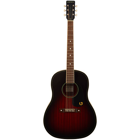 Jim Dandy Dreadnought Deep Cherry Burst Gretsch Guitars