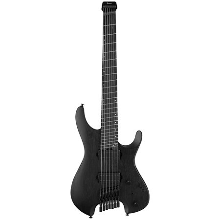 QX527B Weathered Black 7 cordes + housse Ibanez