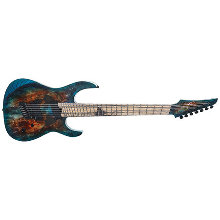 Legator Ninja X 7 String Multi-scale Galaxy + Housse