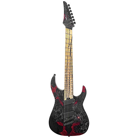 Ninja X 7 String Multi-scale Black Widow + Housse Legator