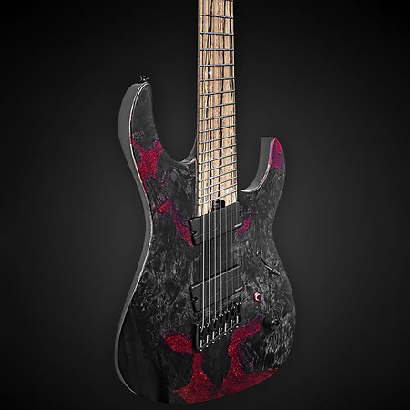 Ninja X 7 String Multi-scale Black Widow + Housse Legator